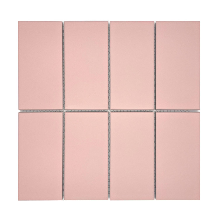 THE GOLD TILE G68-PINK-M モザイクタイル