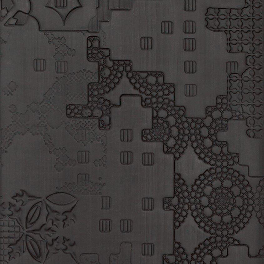 MUTINA BAS RELIEF_PATCHWORK NERO