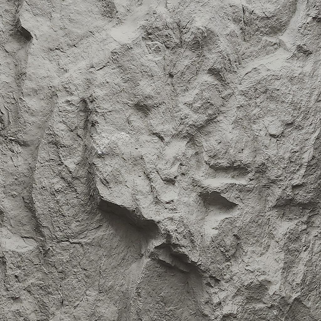 インテリアファミリー CV03_グレー Carving Stone