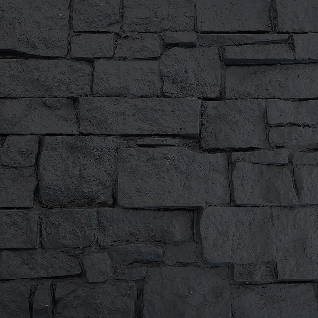 インテリアファミリー CV08_ブラック Carving Stone