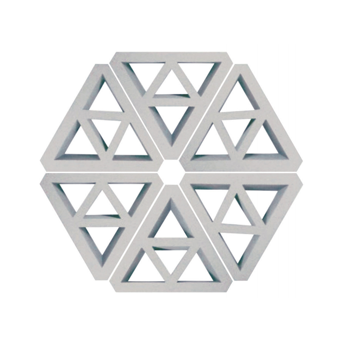 カオンブリックス 花ブロックトライアングル TA-W 花ブロック
