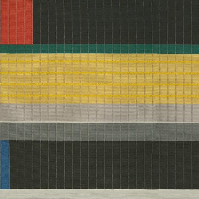 Designtex 3032-901 Black Red Yellow Blue 混紡生地
