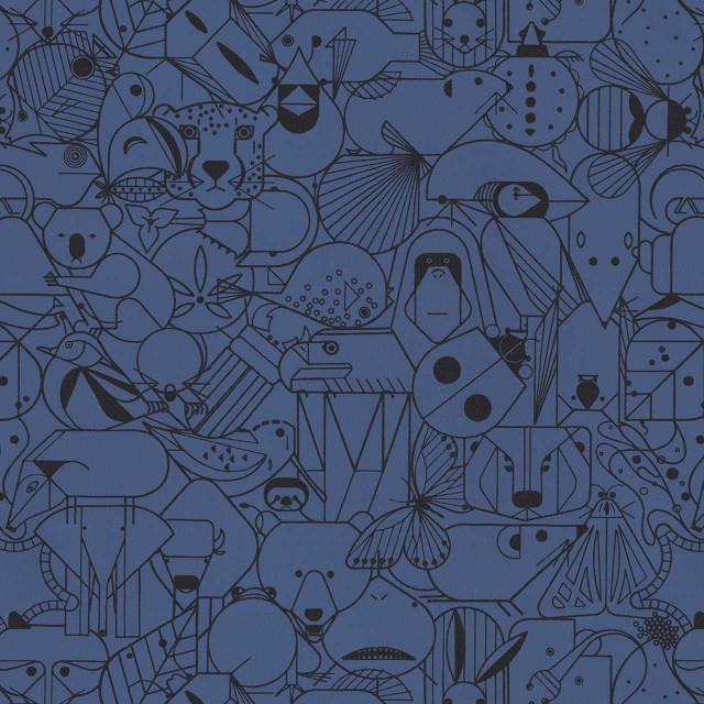 Designtex 3043-409 Blue Gecko