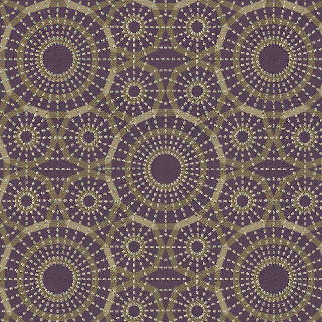 Designtex 3897-601 Plum Lotus 混紡生地