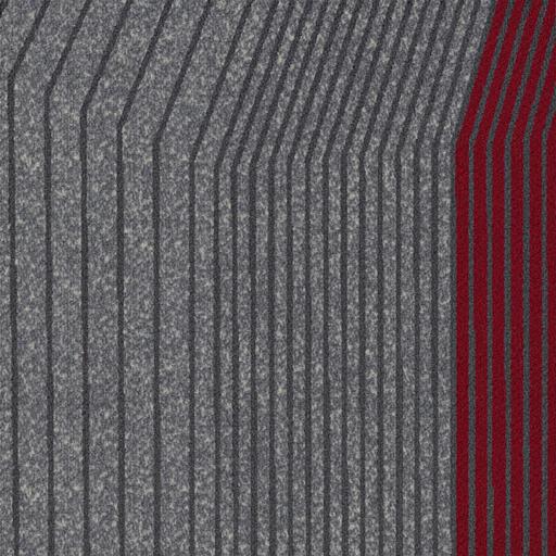 milliken EXPZ109-13-153 Grid w Scarlet