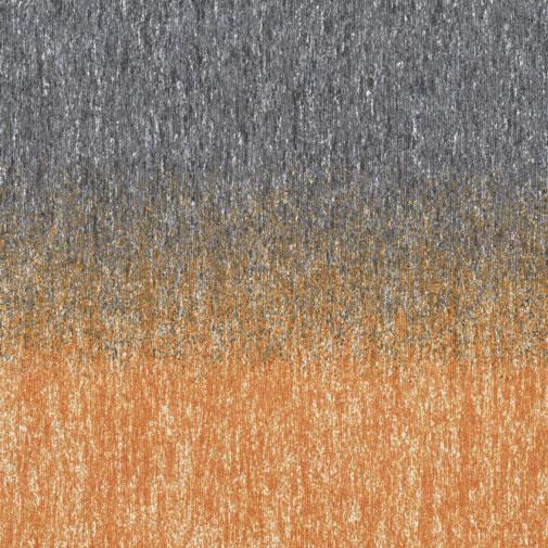 milliken NOR25-13 D Gray W Tangerine