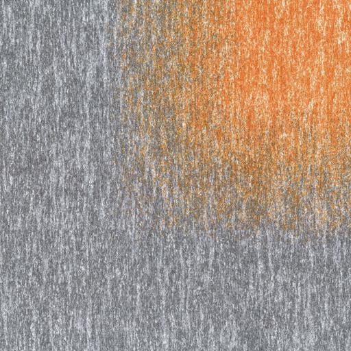 milliken NSW25-153 M Gray W Tangerine