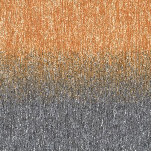 milliken SOU25-13 D Gray W Tangerine
