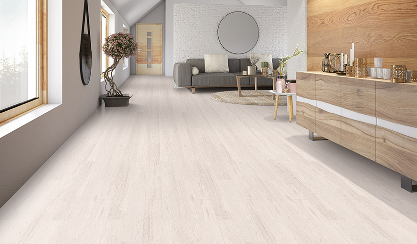 NOX FLOR NPW-1201 Clean Oak 施工事例 1