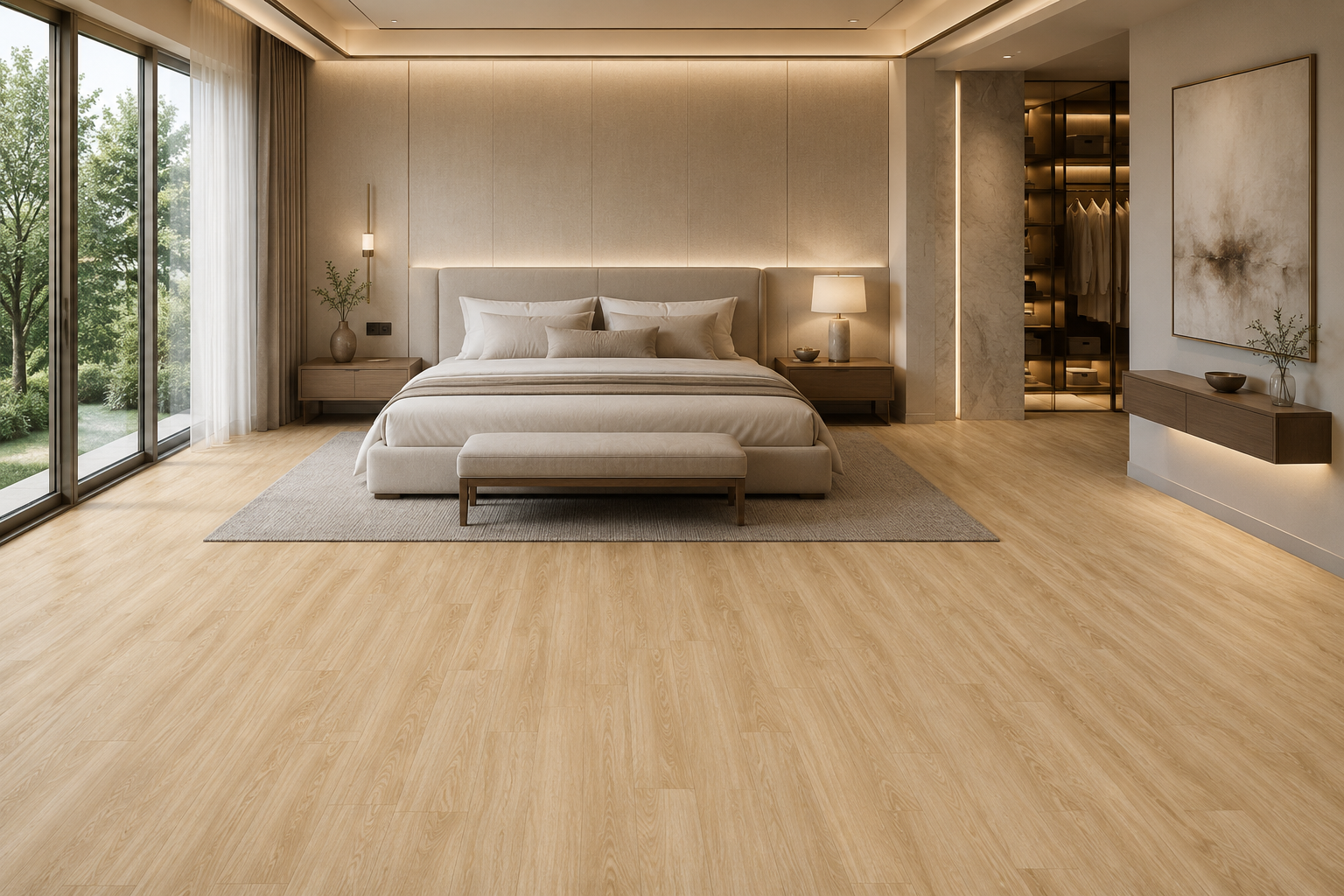NOX FLOR NPW-6121 Elegant Oak 施工事例 1